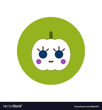 In flat design Halloween icon vector image