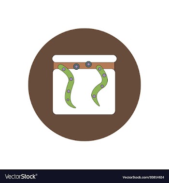 In flat design Halloween icon vector image