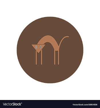 In flat design Halloween icon vector image