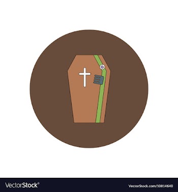 In flat design Halloween icon vector image