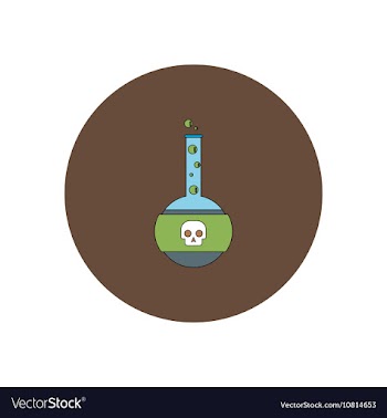 In flat design Halloween icon vector image