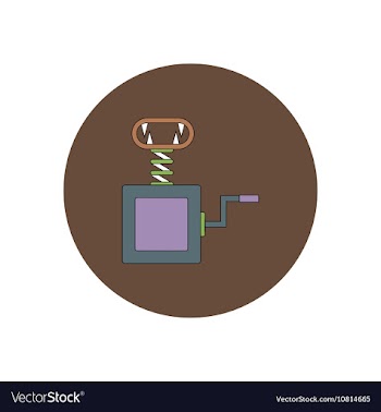 In flat design Halloween icon vector image