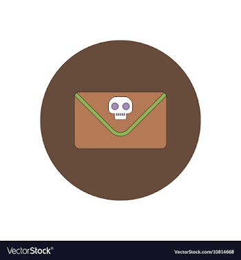In flat design Halloween icon vector image