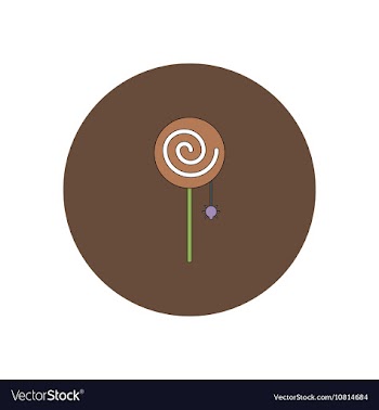 In flat design Halloween icon vector image