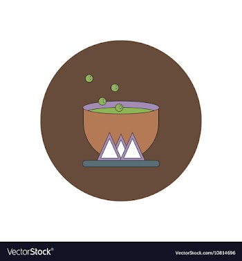 In flat design Halloween icon vector image