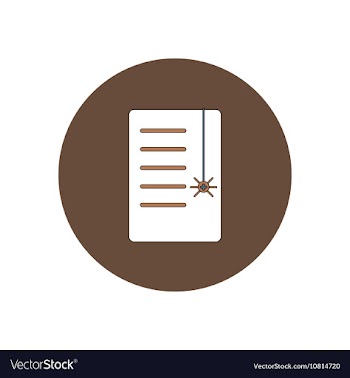 In flat design Halloween icon vector image