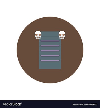 In flat design Halloween icon vector image