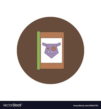 In flat design Halloween icon vector image