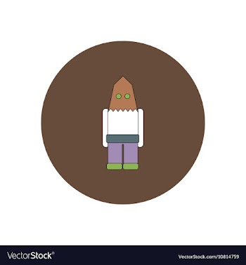 In flat design Halloween icon vector image