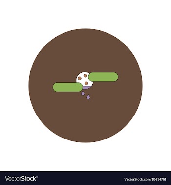 In flat design Halloween icon vector image