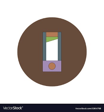 In flat design Halloween icon vector image