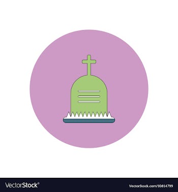In flat design Halloween icon vector image