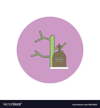 In flat design Halloween icon vector image