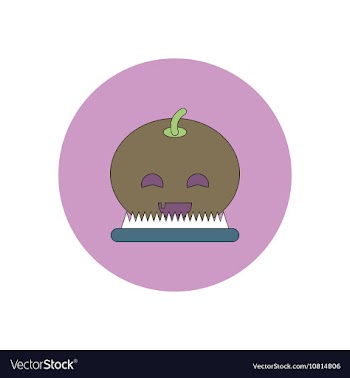 In flat design Halloween icon vector image