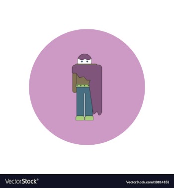 In flat design Halloween icon vector image