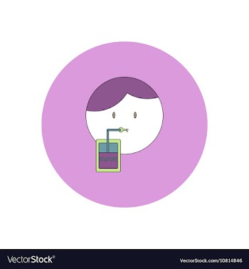In flat design Halloween icon vector image