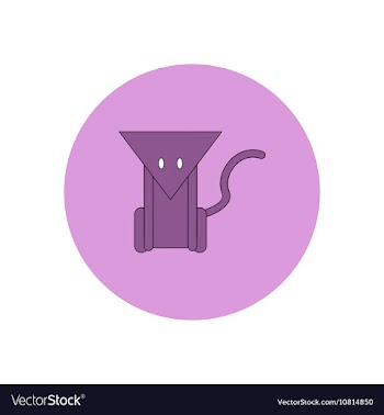 In flat design Halloween icon vector image