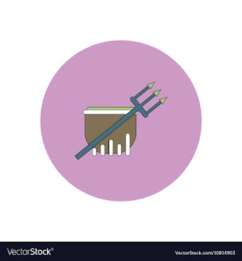 In flat design Halloween icon vector image