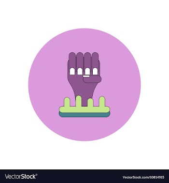 In flat design Halloween icon vector image