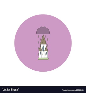 In flat design Halloween icon vector image