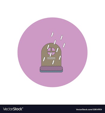 In flat design Halloween icon vector image