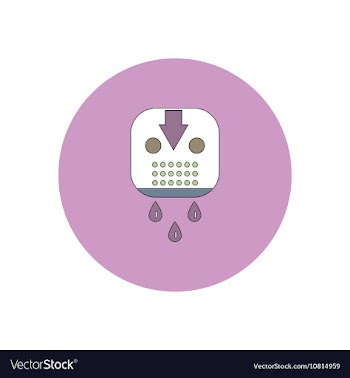 In flat design Halloween icon vector image