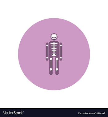 In flat design Halloween icon vector image
