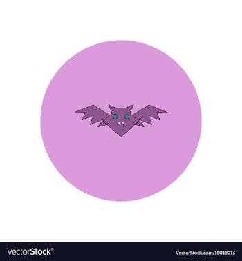 In flat design Halloween icon vector image