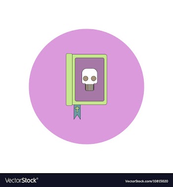 In flat design Halloween icon vector image