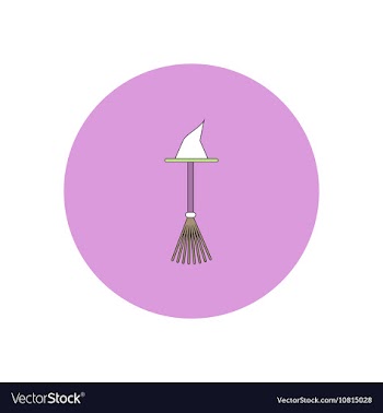 In flat design Halloween icon vector image