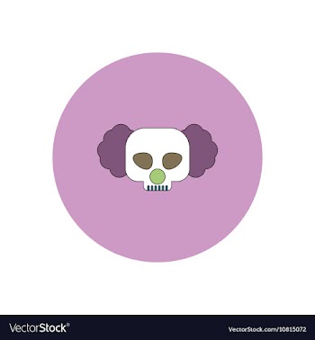 In flat design Halloween icon vector image
