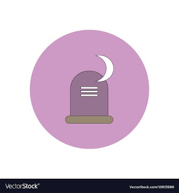 In flat design Halloween icon vector image