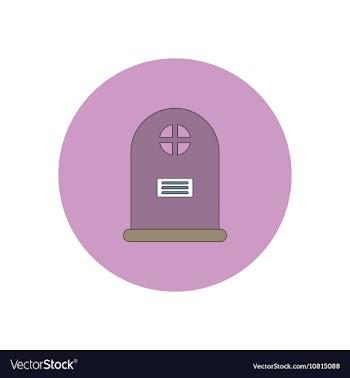 In flat design Halloween icon vector image