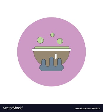 In flat design Halloween icon vector image