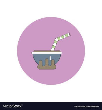 In flat design Halloween icon vector image