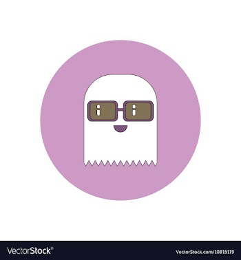 In flat design Halloween icon vector image