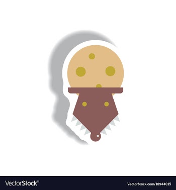 In flat design Halloween icon vector image