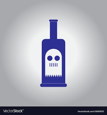 In flat design Halloween icon vector image