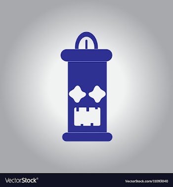 In flat design Halloween icon vector image