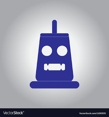 In flat design Halloween icon vector image