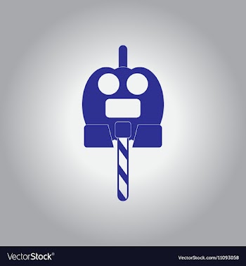 In flat design Halloween icon vector image