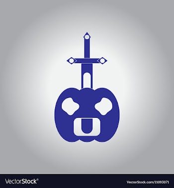 In flat design Halloween icon vector image