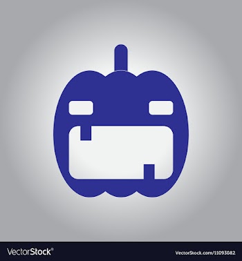 In flat design Halloween icon vector image