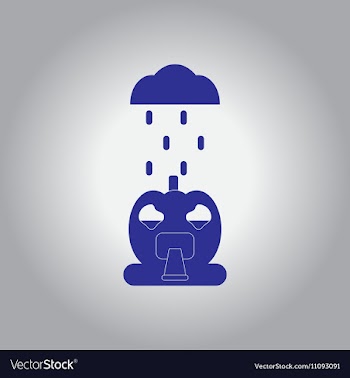 In flat design Halloween icon vector image