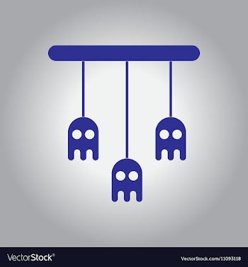 In flat design Halloween icon vector image