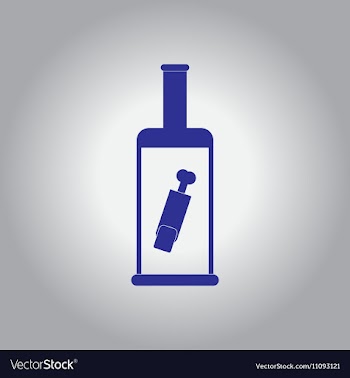 In flat design Halloween icon vector image