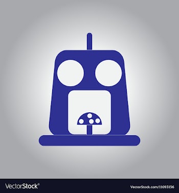 In flat design Halloween icon vector image