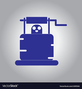 In flat design Halloween icon vector image