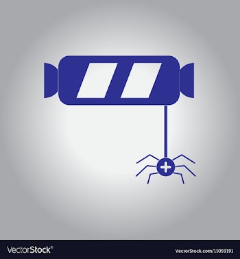 In flat design Halloween icon vector image