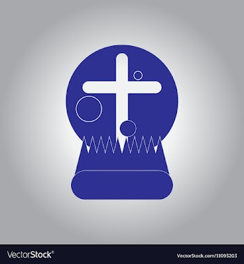 In flat design Halloween icon vector image